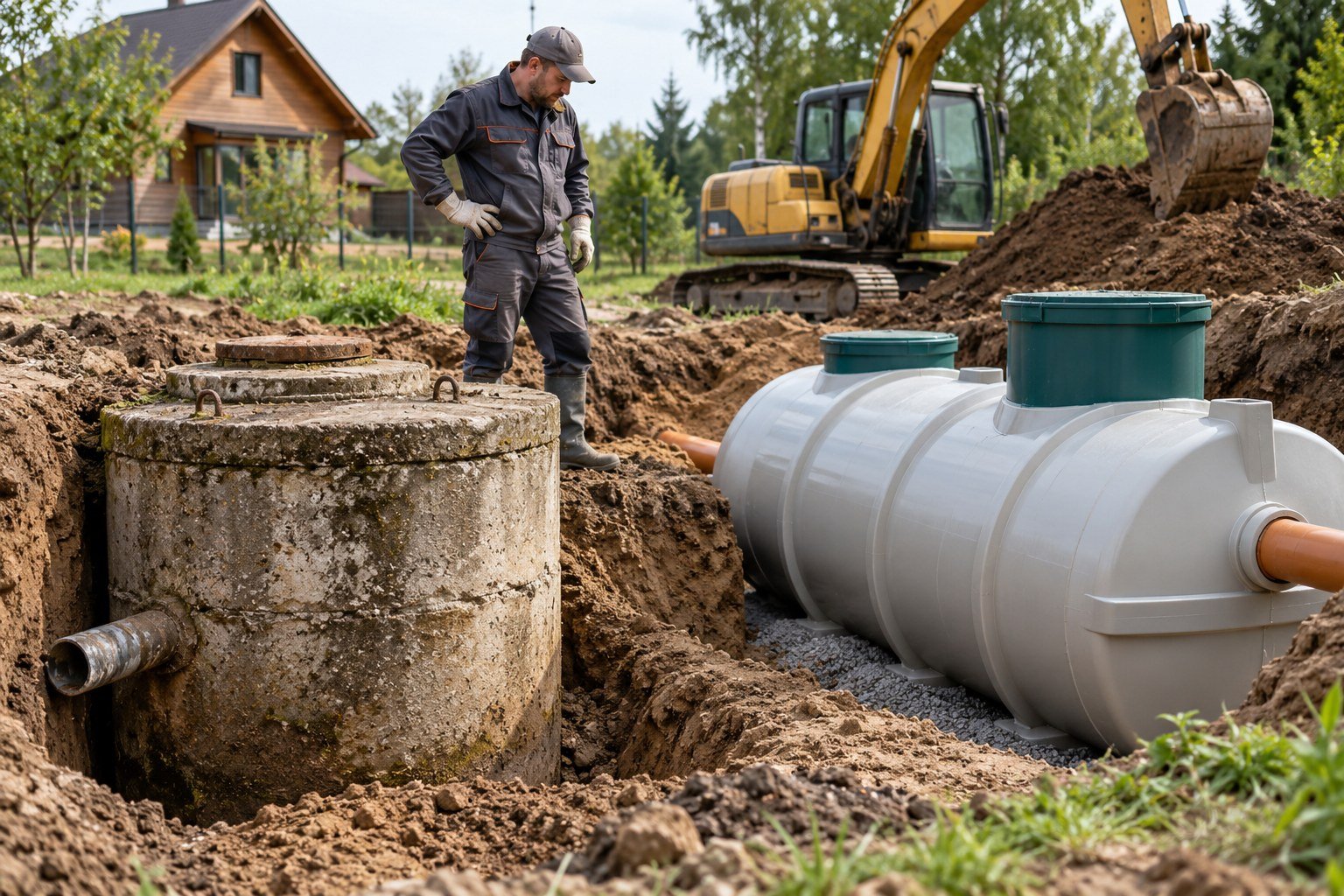 Замена старого септика на новый: когда ремонт уже не имеет смысла